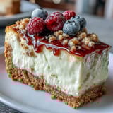 Bite-sized cheesecake bites topped with fresh berries and diploma picks for a festive graduation dessert.