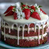 Spring Cake Floral Drip