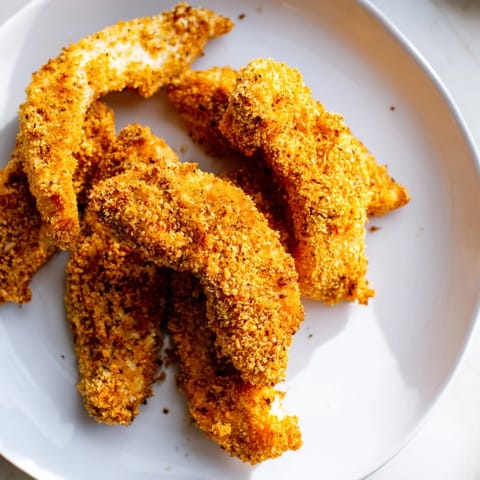 A close-up of the Crispy Chicken Taco Salad shows creamy salsa ranch dressing drizzled over diced avocado and crunchy tortilla strips.