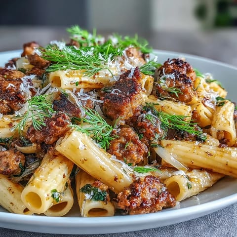 Savory Italian sausage and sweet fennel shine in this delicious Winter Pasta dish.