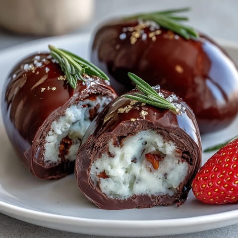 Dubai Chocolate Strawberry Easter Eggs with Crunch Filling, golden-topped and ready for spring celebrations.