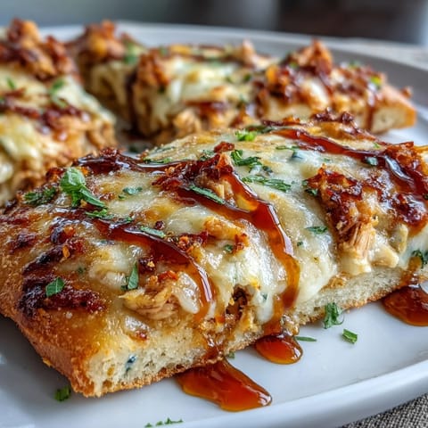 Spicy chili crisp tuna melt flatbread with gooey cheese, ready to eat.