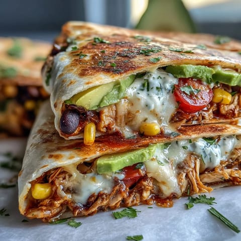 This Tex-Mex Rotisserie Chicken Crunch Wrap Bake is bubbly and golden, ready to serve.