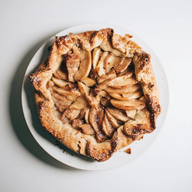 Classic Apple Pie in a ceramic dish, perfect for Thanksgiving dessert, topped with a scoop of vanilla ice cream.