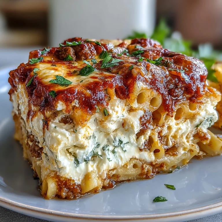 Hearty Freezer Make-Ahead Baked Ziti, a cheesy, saucy casserole promising easy weeknight comfort.