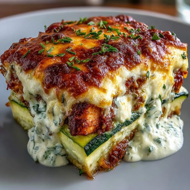 Fresh parsley garnish highlights this low-carb, high-protein dinner from a white baking dish.