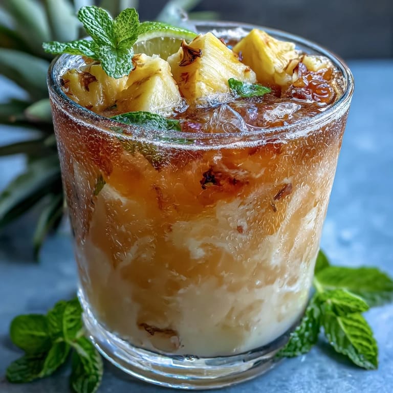 Icy pineapple coconut agua fresca served in chilled glasses, blending sweet pineapple with creamy coconut water for a perfect summer beverage.