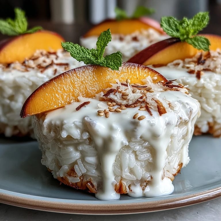 Individual Mango Sticky Rice Cups ready for a refreshing, sweet bite.