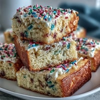 Vibrant Spring Funfetti Cake with pastel buttercream swirls, perfect for celebrating Easter or birthdays.
